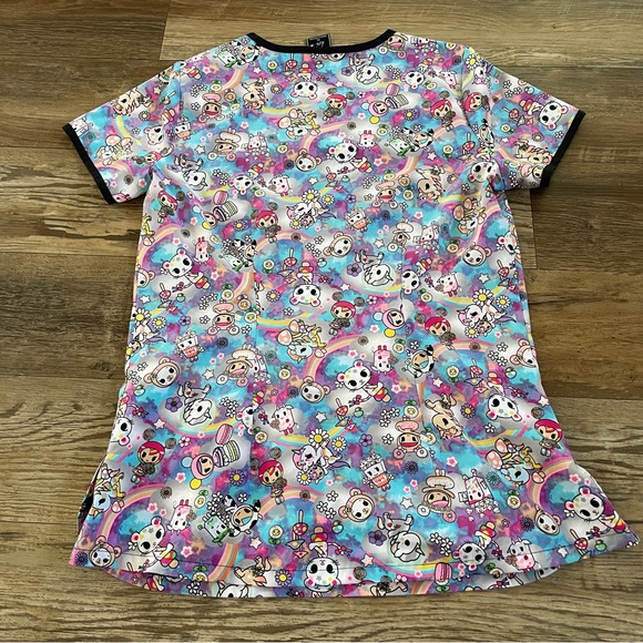 Koi tokidoki over the rainbow scrub top XS - Picture 6 of 8